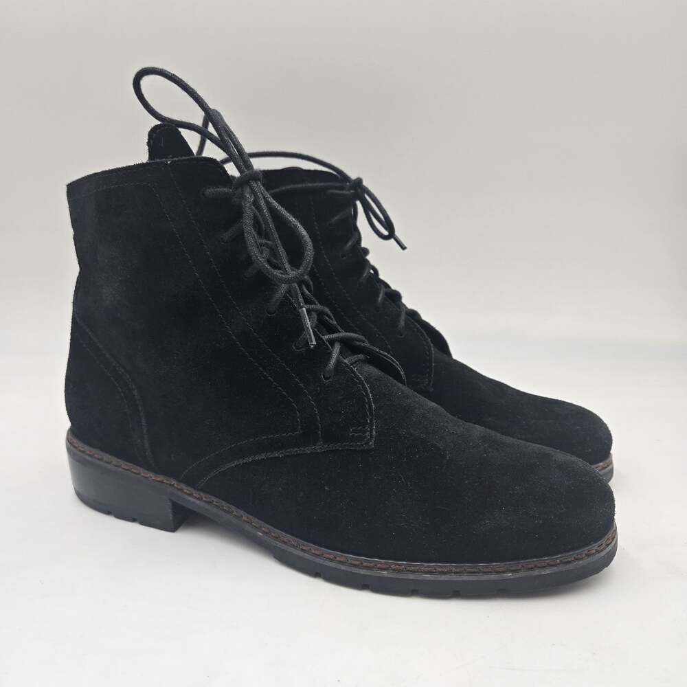 BLONDO Rayann Black Suede Lace Bootie Waterproof B6101 Women's Size 9.5 M